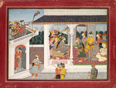 Illustration to the Tenth and Eleventh Book of Purana by Unbekannt