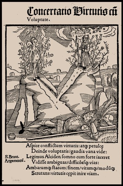 Illustration to the Book Ship of Fools by Sebastian Brant, 1497 by Unbekannt