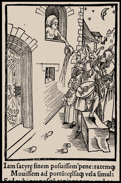 Illustration to the Book Ship of Fools by Sebastian Brant by Unbekannt