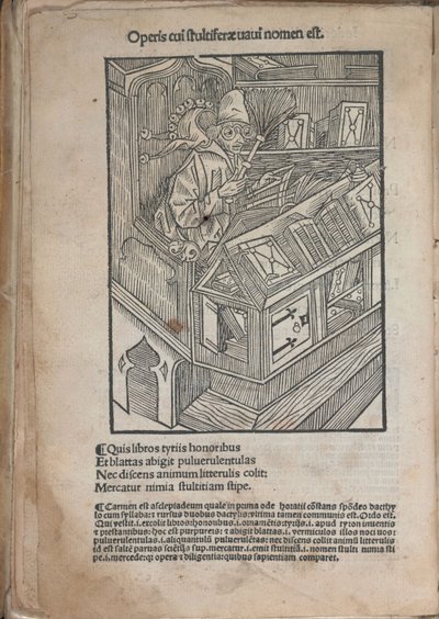 Illustration to the Book Ship of Fools by Sebastian Brant by Unbekannt