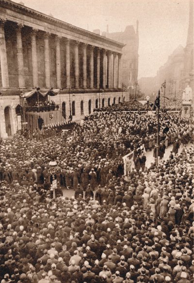 In Birmingham: King Edward VIII proclaimed in the second largest city in England, 1936 by Unbekannt