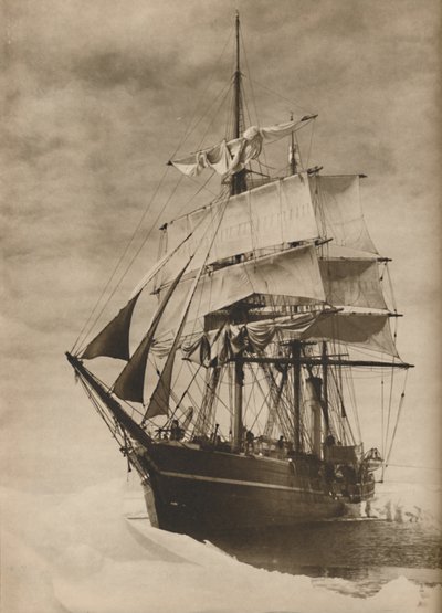 In an Icefield, a Superb Illustration of the Celebrated Whaler Terra Nova by Unbekannt