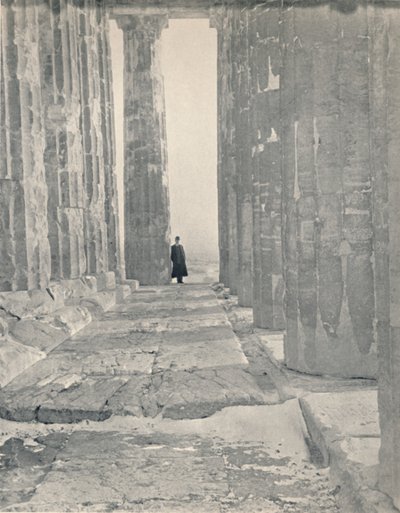 In the Portico of the Parthenon, 1913 by Unbekannt