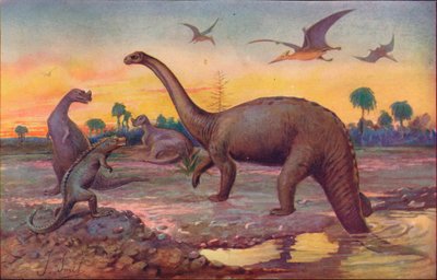In the Saurian Age, when the World