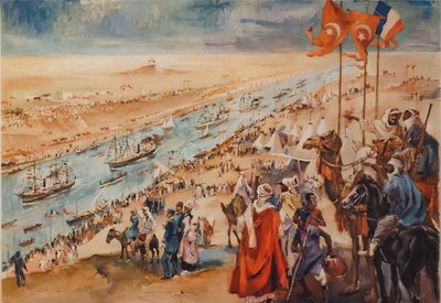 Inauguration Ceremony of the Suez Canal at Port-Said, 17 November, 1869 by Unbekannt
