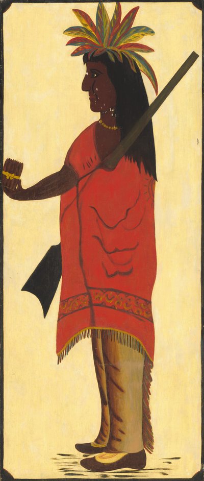 Indian Tobacco Shop Sign (obverse, Indian facing left), second half 19th century by Unbekannt