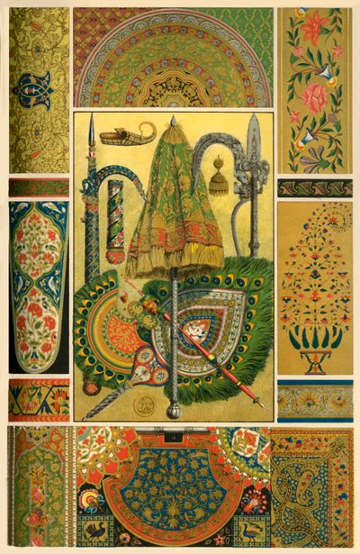 Indian Metal Work, Embroidery, Weaving and Painting by Unbekannt