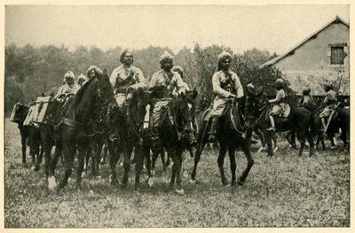 Indian soldiers at the front, First World War by Unbekannt