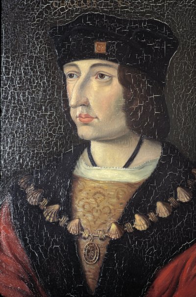 Indre & Loire No. 184 - Chateau de Loches - Portrait of Charles VIII by Unbekannt
