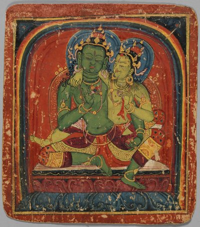 Initiation Card Tsakalis: Vajrapani, early 15th century by Unbekannt