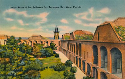Inside Ruins of Fort Jefferson Dry Tortugas, Key West, Florida by Unbekannt