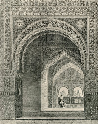 Interior View, Taken from the Hall of the Two Sisters by Unbekannt