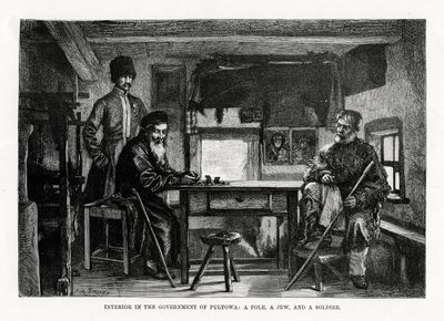 Interior in the Government of Pultowa, Central Ukraine, 1879 by Unbekannt