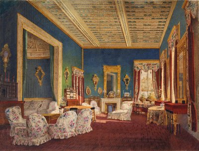 Interior in the Talyzins Manor House Denezhnikovo by Unbekannt