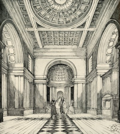 Interior of Ayot St. Lawrence Church, Hertfordshire by Unbekannt