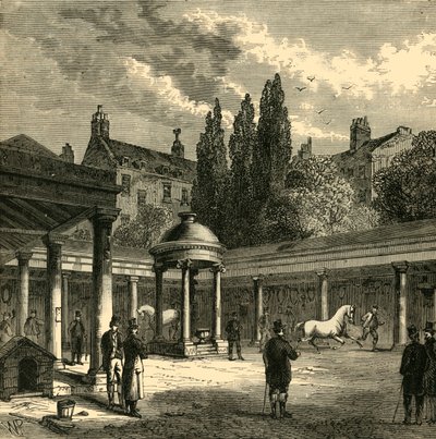 Interior of the Court-Yard of Old Tattersalls by Unbekannt