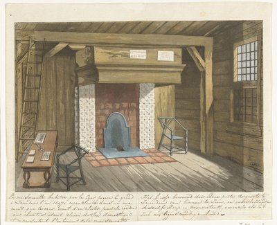 Interior of the Czar Peter House in Zaandam by Unbekannt