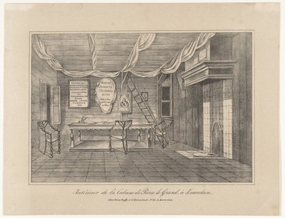 Interior of the Czar Peter House in Zaandam by Unbekannt
