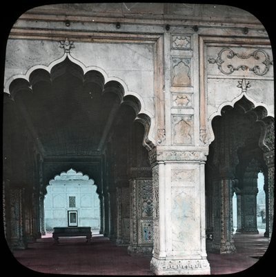 Interior of the Diwan-i-Khas, Red Fort, Delhi, India by Unbekannt