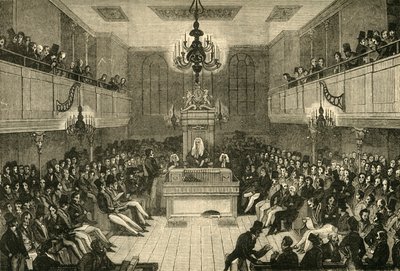 Interior of the House of Commons, 1834, 1881 by Unbekannt