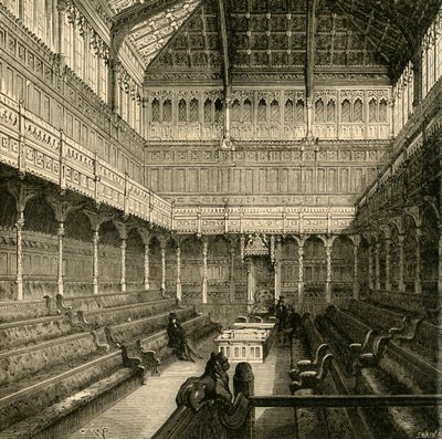 Interior of the House of Commons by Unbekannt