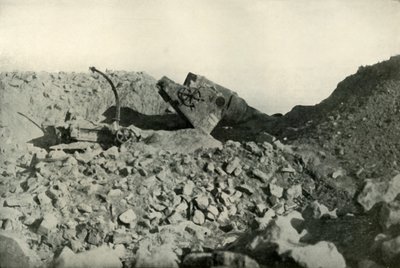 Interior of the Seddul Bahr Forts by Unbekannt