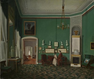 Interior with an Enfilade by Unbekannt