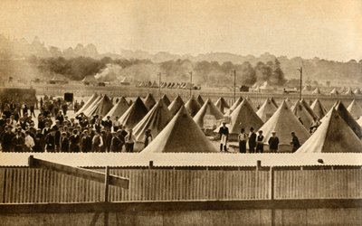 Internment Camp for Enemy Aliens, Newbury, First World War by Unbekannt