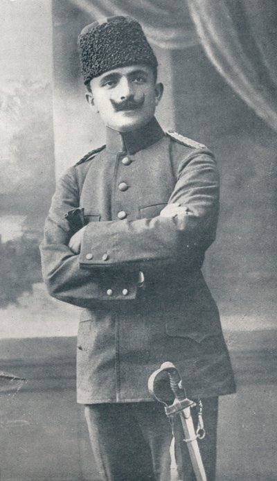 Ismail Enver Pasha, Ottoman military officer, c1914 by Unbekannt