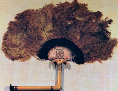 Ivory Fan Trimmed with Ostrich Feathers, from the Tomb of Tutankhamun by Unbekannt