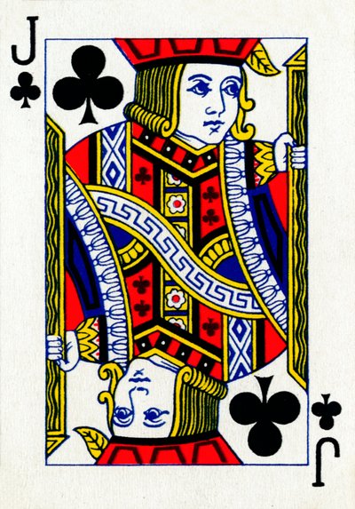 Jack of Clubs from a Deck of Goodall & Son Ltd. Playing Cards, c1940 by Unbekannt
