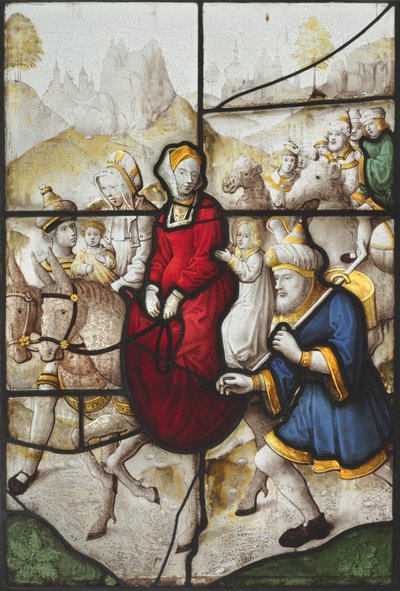 Jacob Returning to Canaan with Rachael and Leah Pursued by Laban by Unbekannt