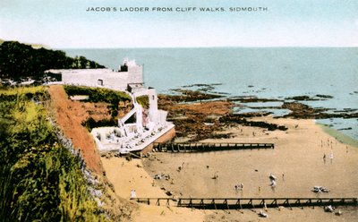 Jacob’s Ladder, as Seen from Cliff Walks, Sidmouth, Devon by Unbekannt