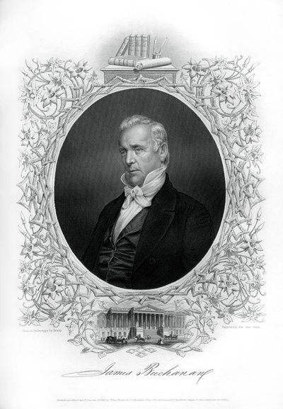 James Buchanan, 15th President of the United States by Unbekannt