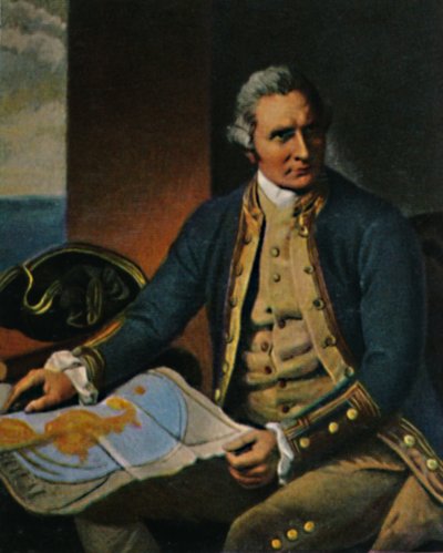 James Cook 1728-1779 - Engraving after the painting by Dance by Unbekannt