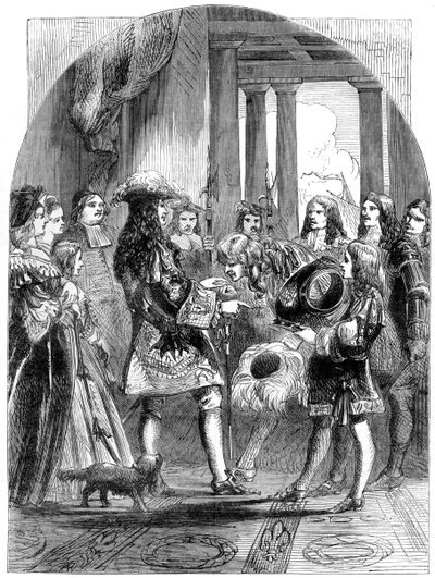 James II Taking Leave of Louis XIV by Unbekannt