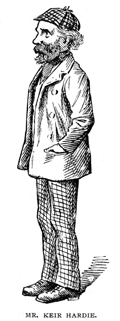 James Keir Hardie, Scottish-born British trade unionist and Labour politician, 1903 by Unbekannt
