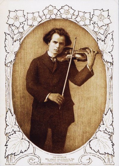 Jan Kubelik Playing on Christmas Eve in San Francisco by Unbekannt