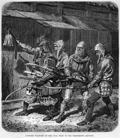 Japanese warriors of the civil wars in the thirteenth century by Unbekannt