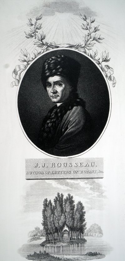 Jean-Jacques Rousseau by Unbekannt
