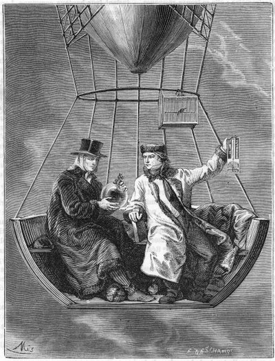 Jean Baptiste Biot and Joseph Louis Gay-Lussac, French Scientists by Unbekannt