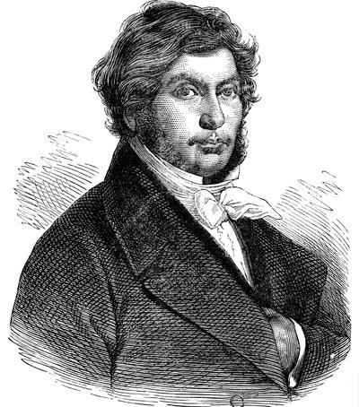 Jean Francois Champollion, French historian, linguist and Egyptologist by Unbekannt