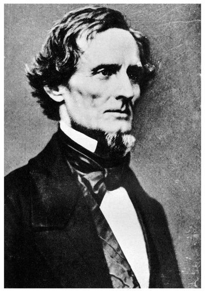 Jefferson Davis, President of the Confederate States of America by Unbekannt