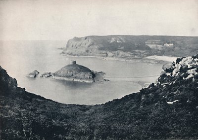 Jersey - Portelet Bay and Janvrin Island by Unbekannt