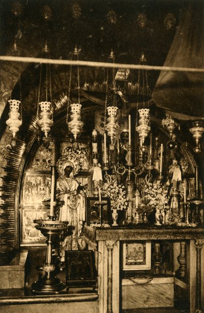 Jerusalem - Church of the Holy Sepulchre - Calvary, c1918-c1939 by Unbekannt