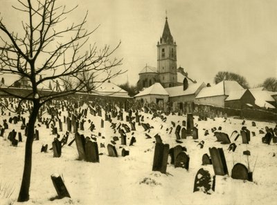 Jewish Cemetery, Mattersburg, Burgenland, Austria, 1935 by Unbekannt