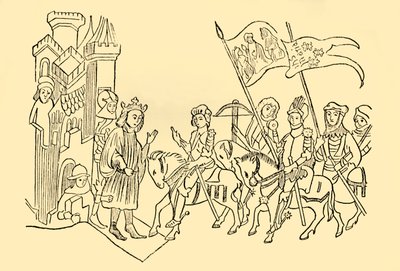 Joan of Arc Comes to the Court of the French King, c1930 by Unbekannt