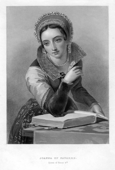 Joanna of Navarre, Queen of King Henry IV of England by Unbekannt