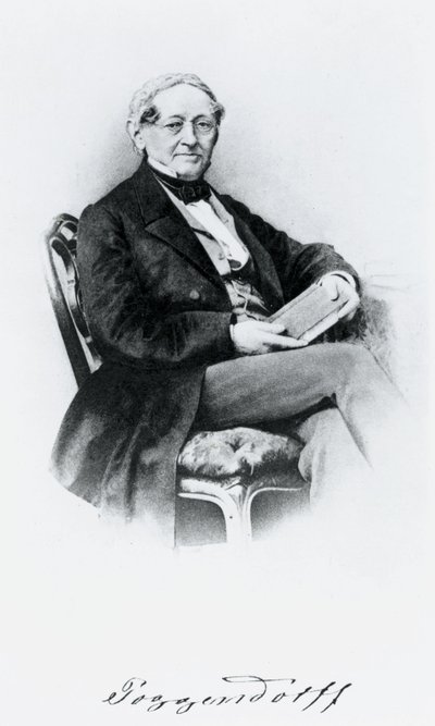 Johann Christian Poggendorf, German physicist by Unbekannt