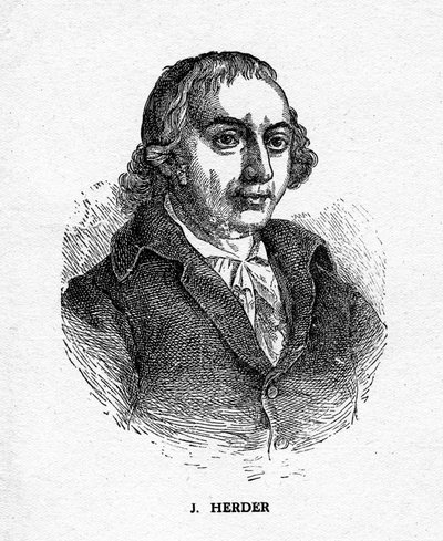 Johann Gottfried von Herder, German Poet, Critic, Theologian, and Philosopher by Unbekannt